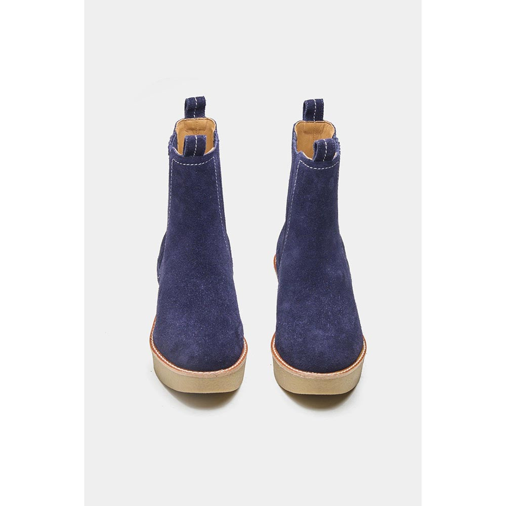 Oroh Navy Blue Elisa Casual Boots