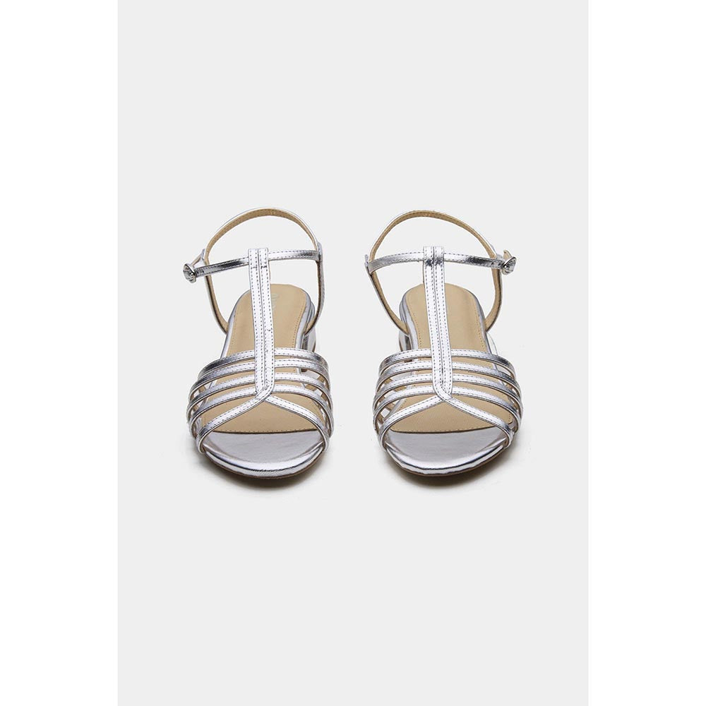 Oroh Women Silver Ana Sandal Heels