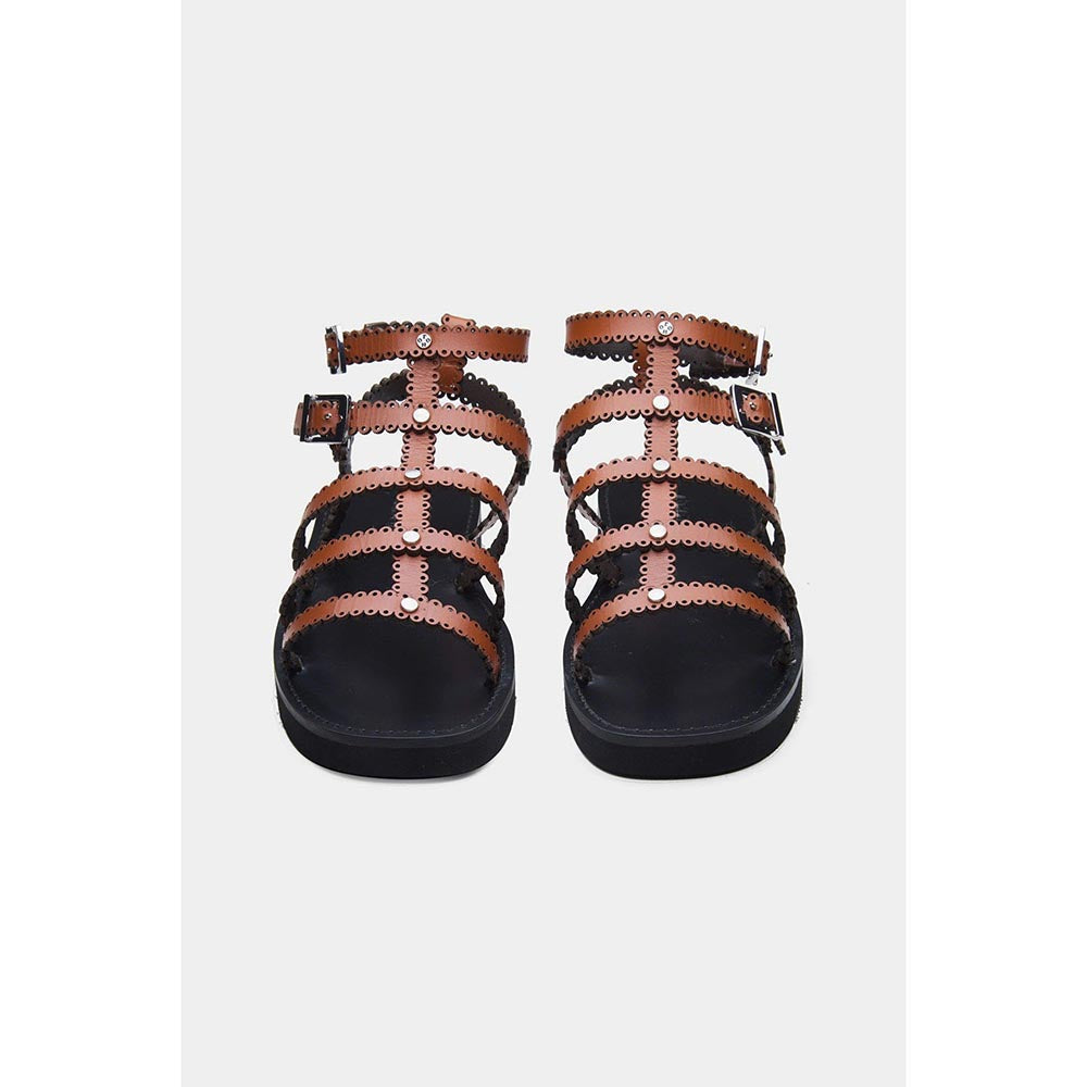 Oroh Women Brown Xiomara Sandals
