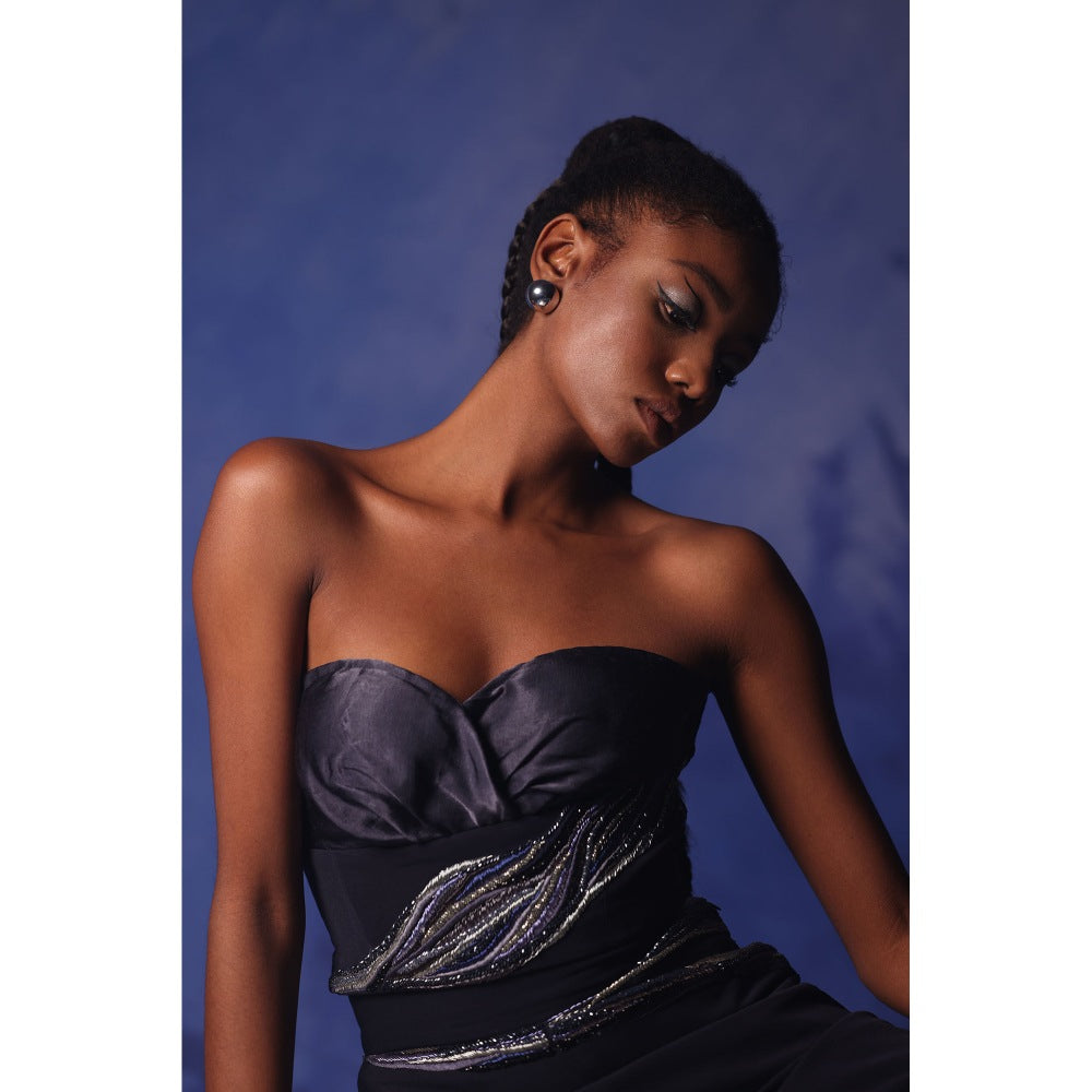 Orthodox Blue Maha Corset Top