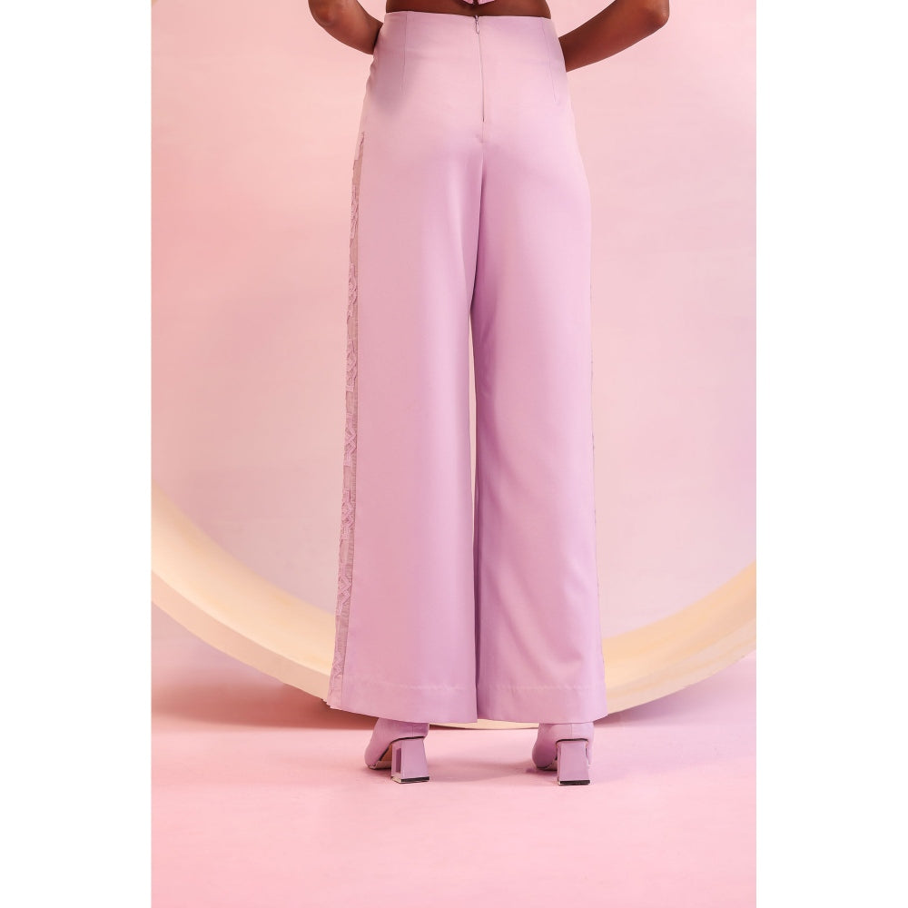 Orthodox Lavender Lattice Bloom Trousers