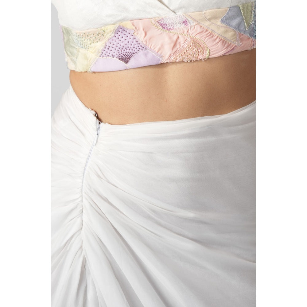 Orthodox Serene Draped Solid Skirt