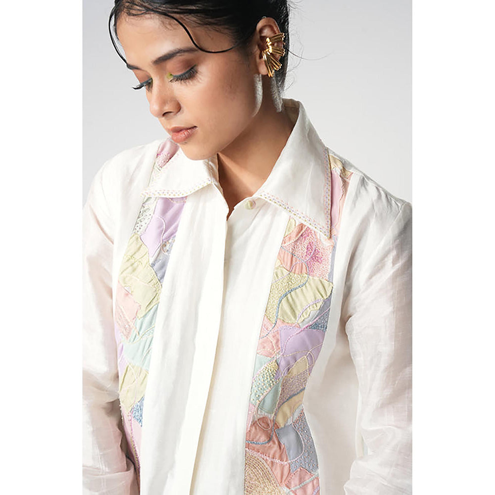 Orthodox Ethereal Elegance Collared Midi Dress