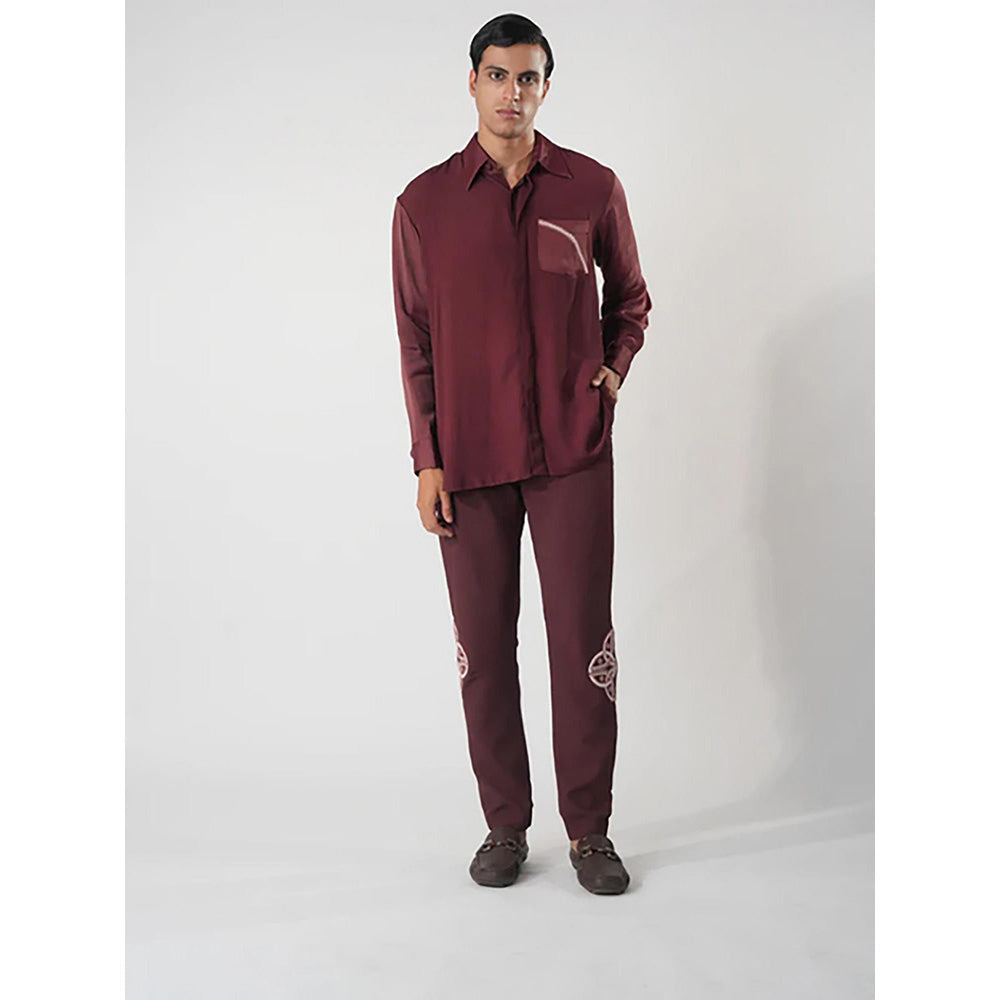 Orthodox Continuum Wine Linen Shirt