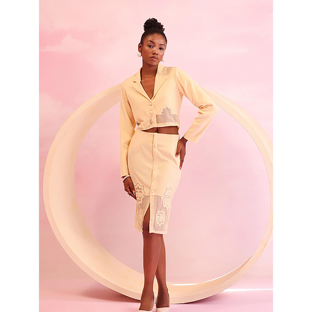 Orthodox Pearl Edge Crop Blazer