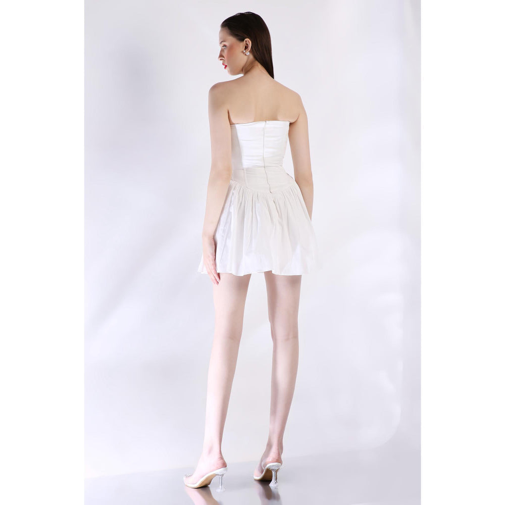 Ozeqo Womens White Dress