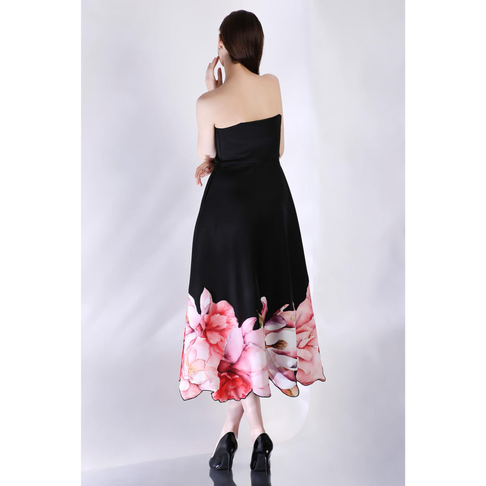 Ozeqo Womens Black Dress with Wrap (Set of 2)
