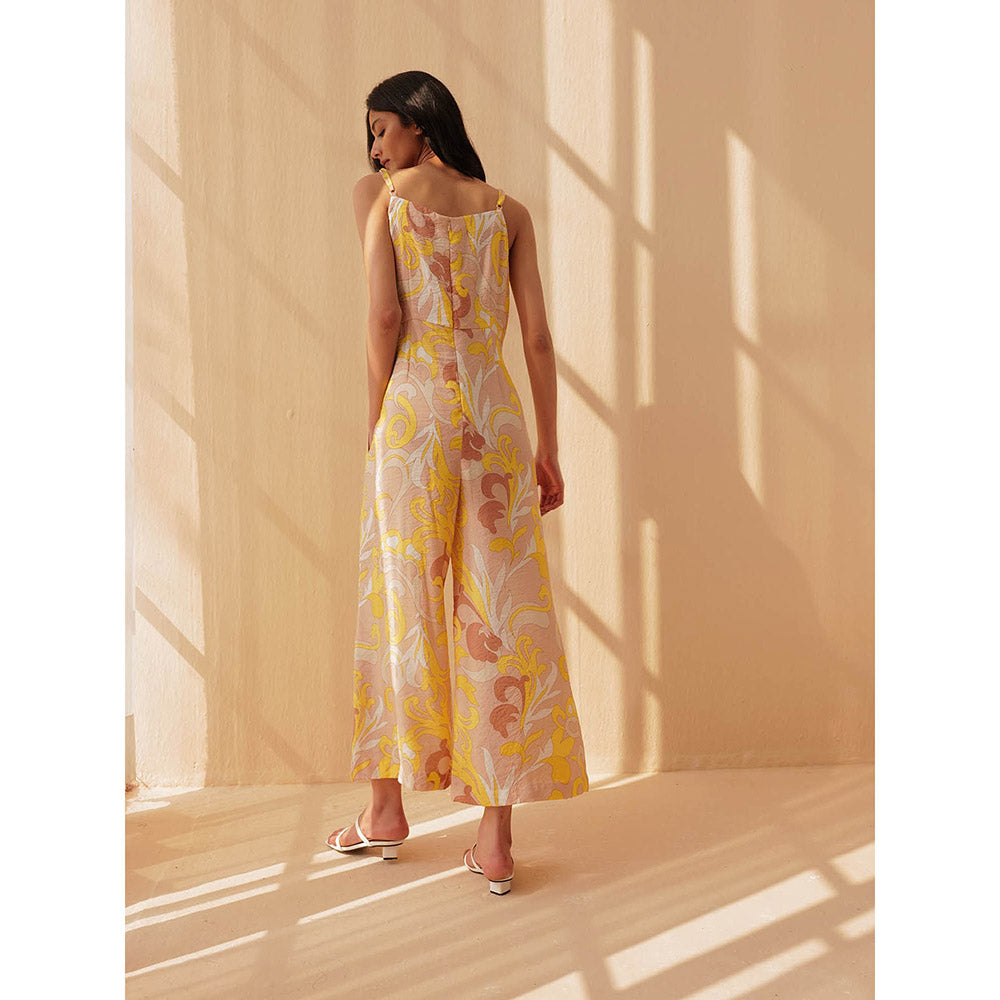 Pallavi Agarwal Yellow Zenya Jumpsuit