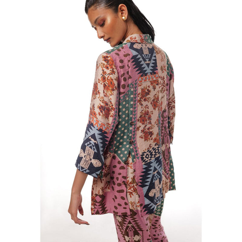 Pallavi Agarwal Pink Sobo Co-Ord (Set of 2)