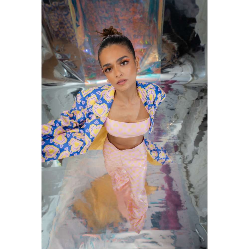 Papa Don't Preach by Shubhika Pink Bralette