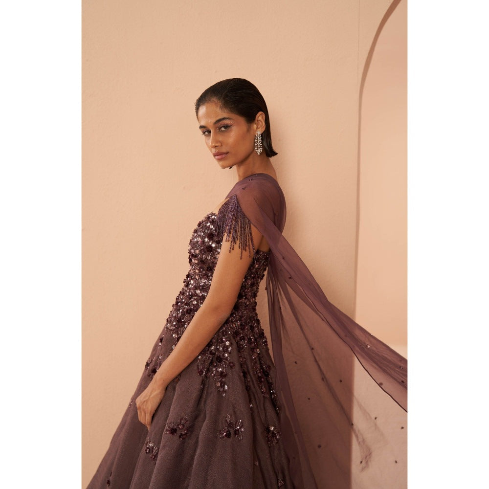 PARUL GANDHI Iris Embellished Gown