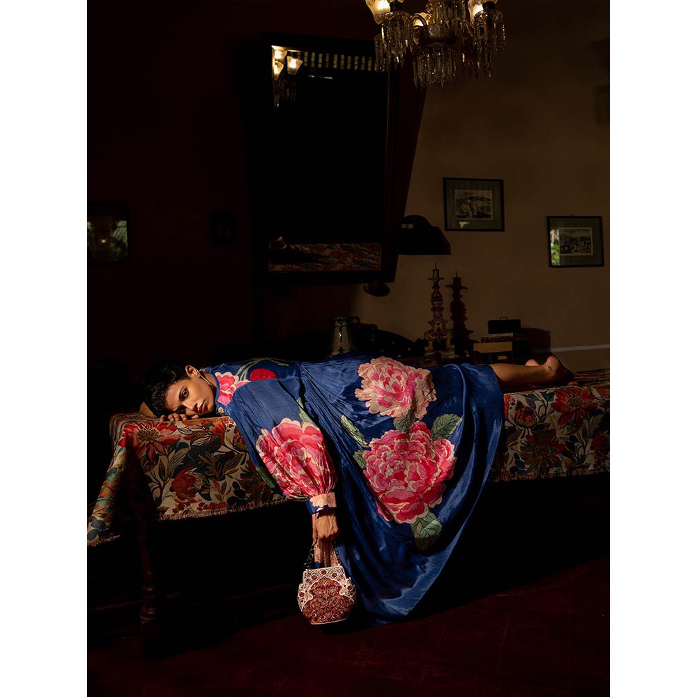 Paulmi & Harsh Blooming Big Floral Maxi Dress