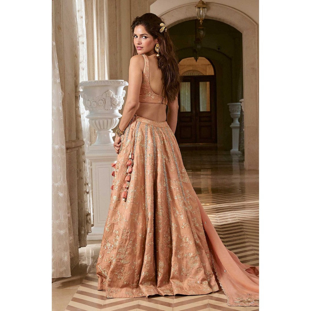 Paulmi & Harsh Adele Pink Lehenga with Choli and Dupatta
