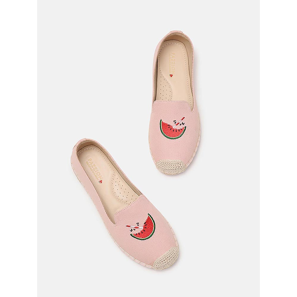 PAZZION Women's Pink One In A Melon Espadrilles