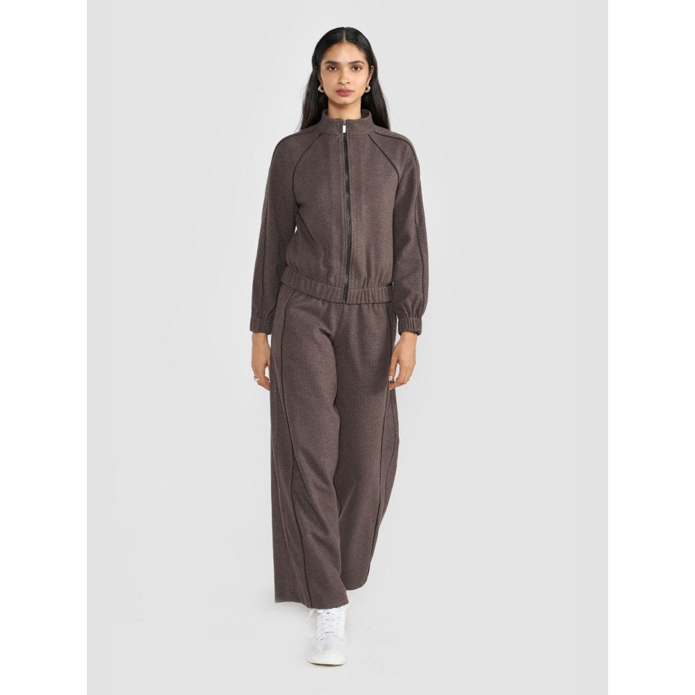 Perona Isadora Brown Relaxed Fit Pants
