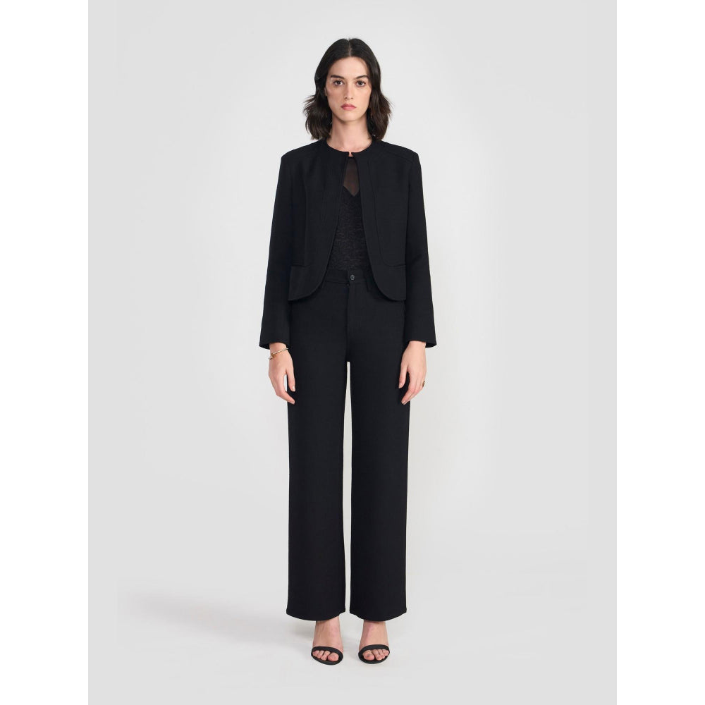 Perona Nyra Black Mid Waist Pant