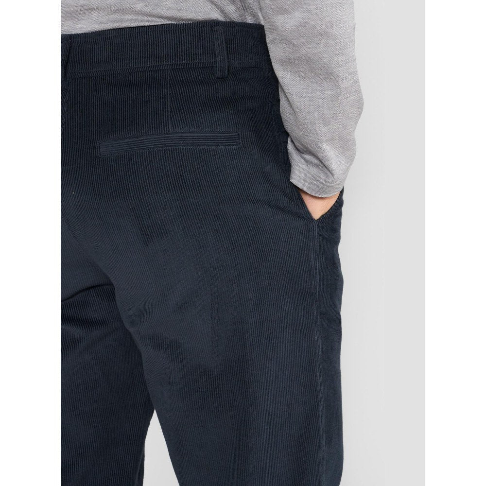 Perona Carson Navy Blue Solid Pant