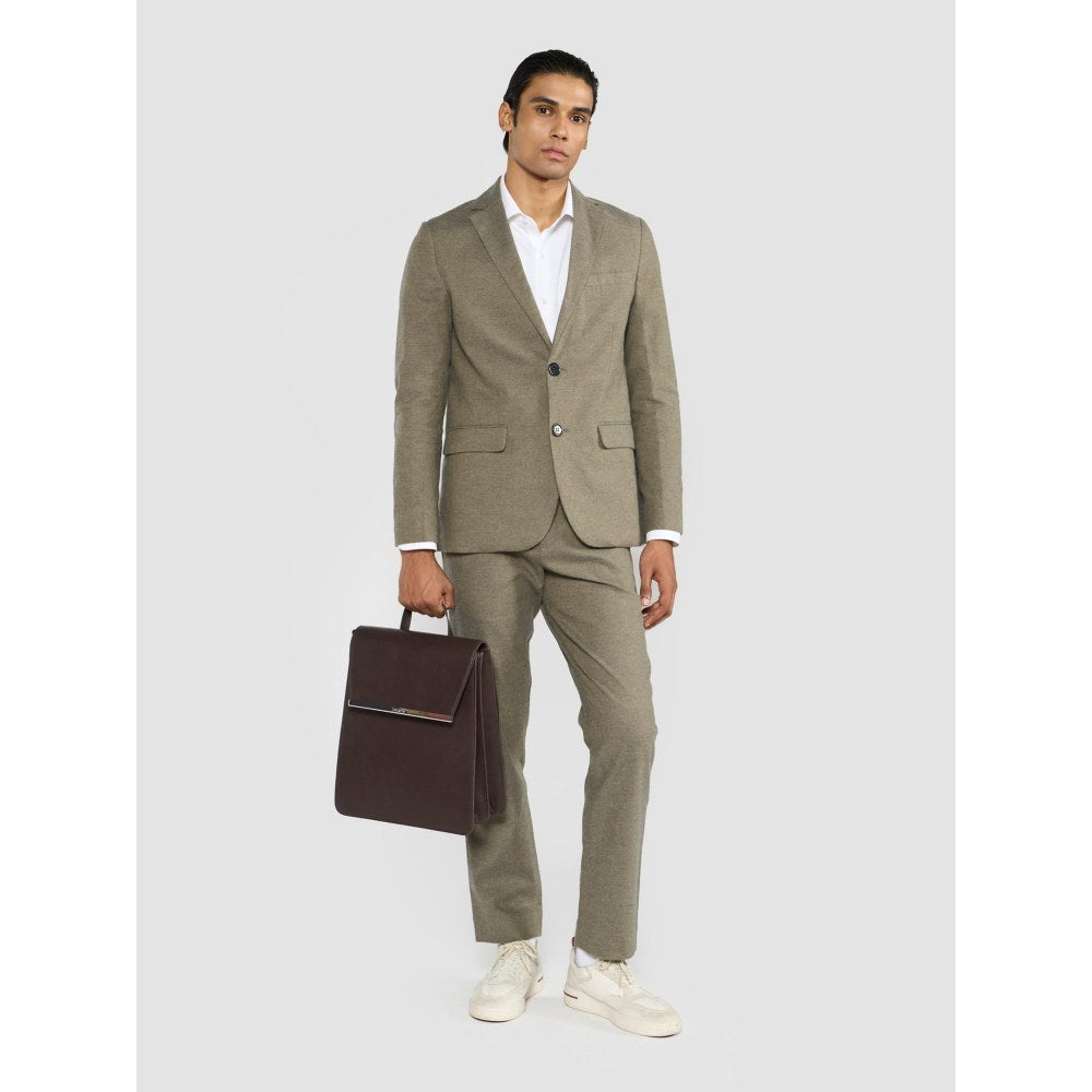 Perona Warren Olive Relaxed Fit Pants