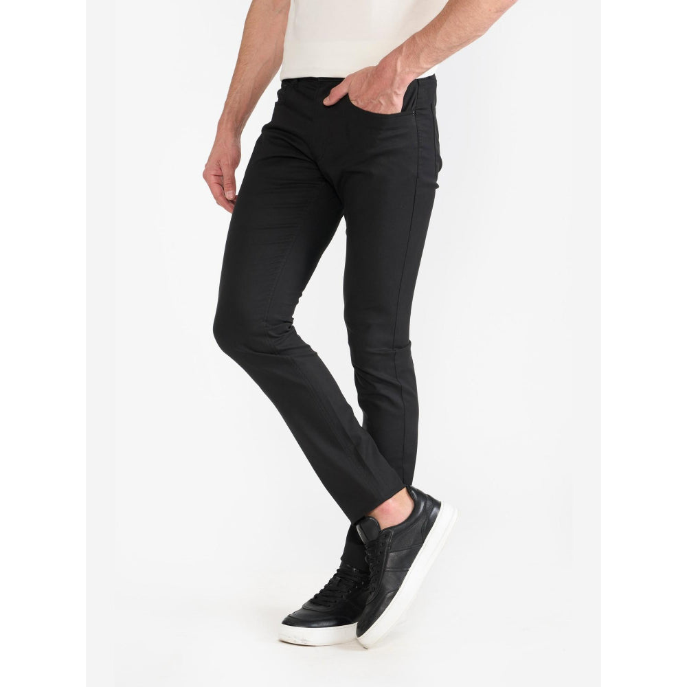Perona Hanoi Black Mid Waist Silm Fit Pant