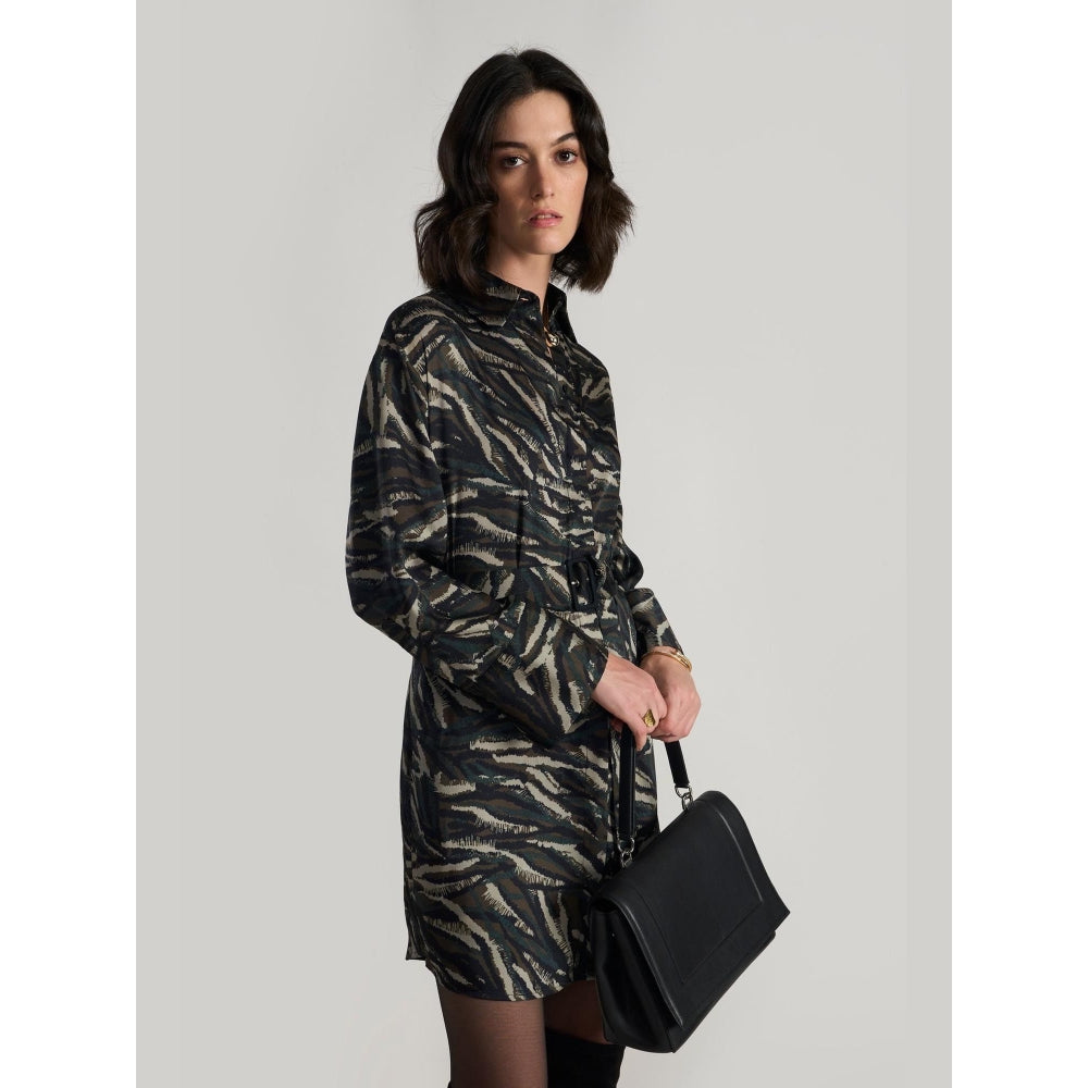 Perona Stella Olive Shirt Dress