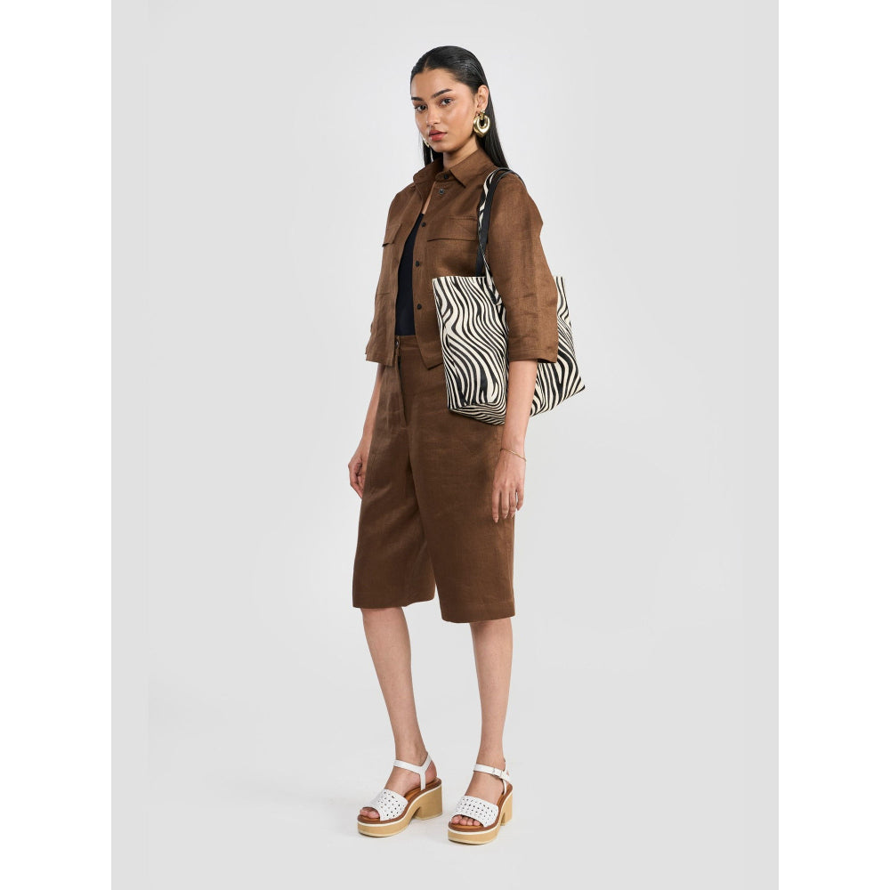 Perona Brenda Women Brown Short