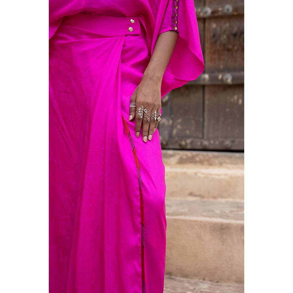 PINK CITY BY SARIKA All Things Pink City Top with Skirt (Set of 2)