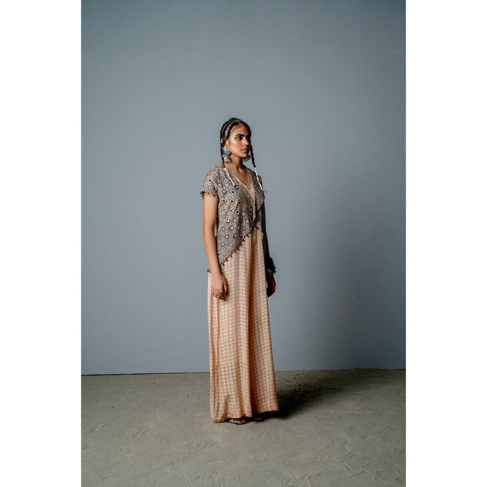 POOJA RAJGARHIA GUPTA Zenobia Jumpsuit with Jacket (Set of 2)