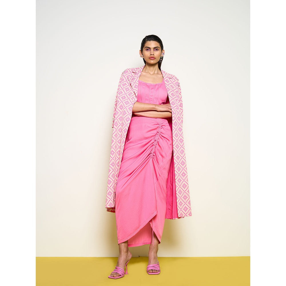 POOJA RAJGARHIA GUPTA Pink Corset Top