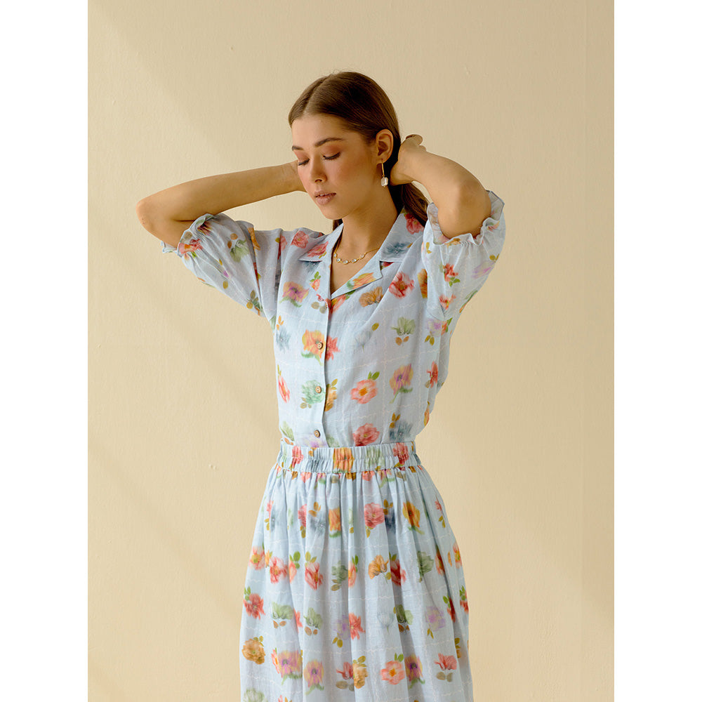 Pozruh By Aiman Iris Shirt Top