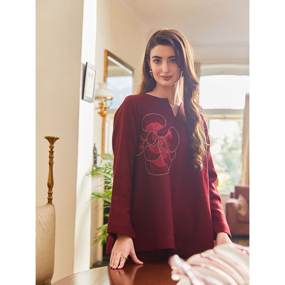 Pozruh By Aiman Saffron Asymmetric Top