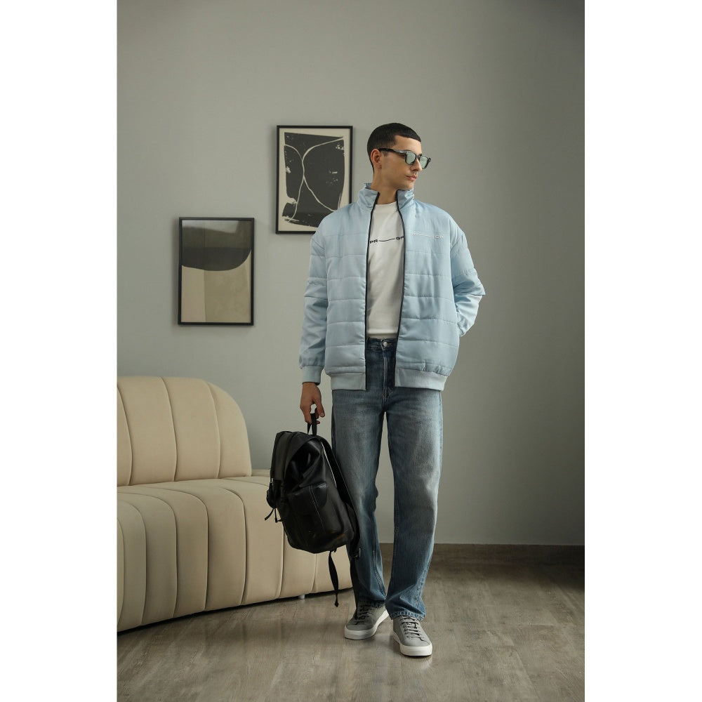 PRIMAL GRAY Blue Recycled Polyester Puffer Jacket