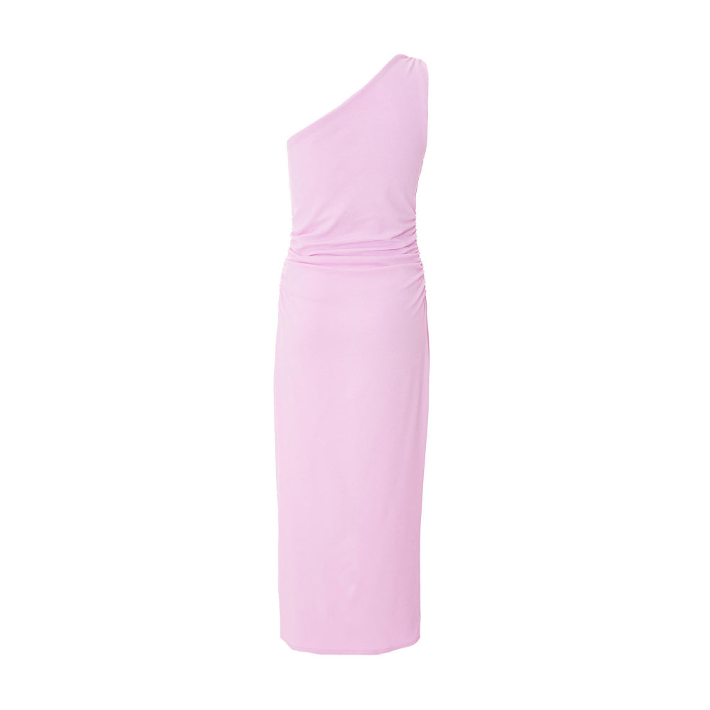 Quiz Clothing Lavender One-Shoulder Sleeveless Bodycon Maxi Dress