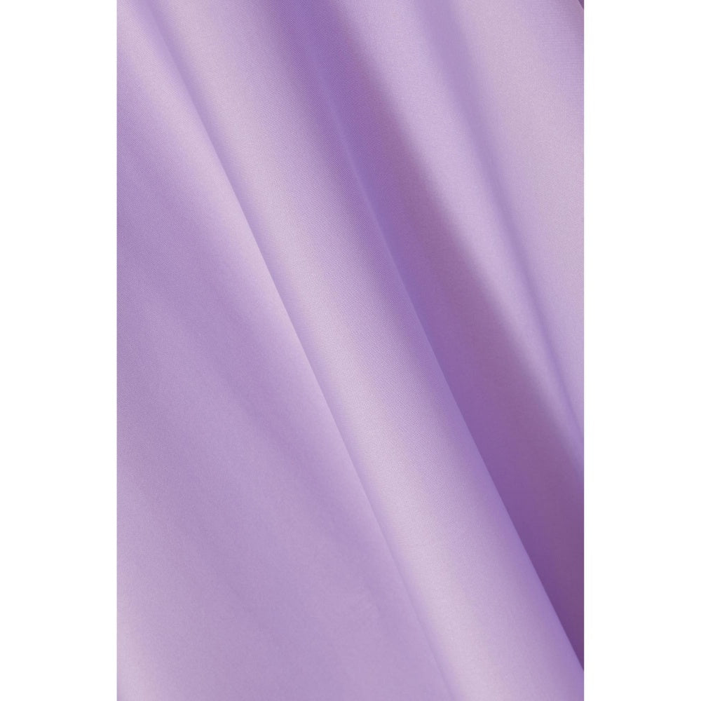 Quiz Clothing Women Lavender Polyester Solid Dress