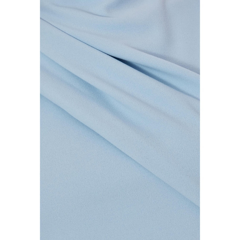 Quiz Clothing Women Blue Polyester Solid Dress