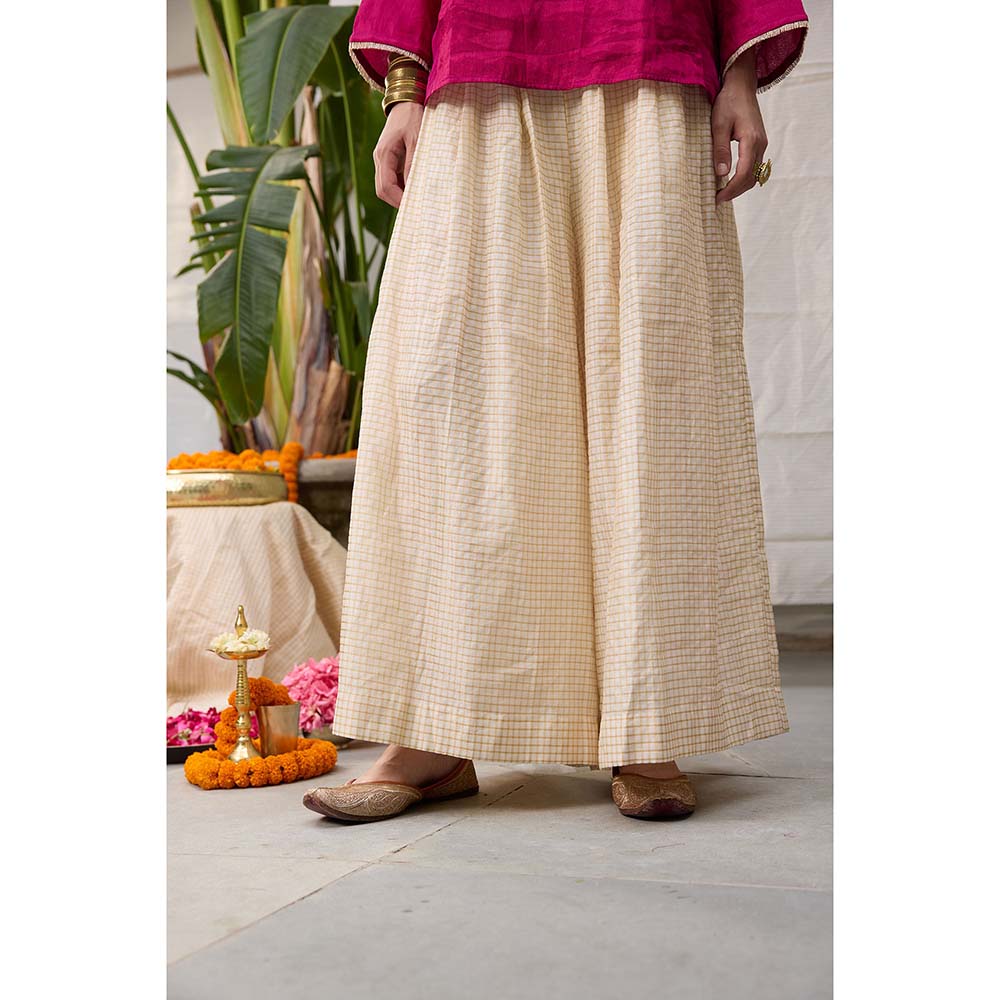 Raas Life Kaveri Ivory Palazzo