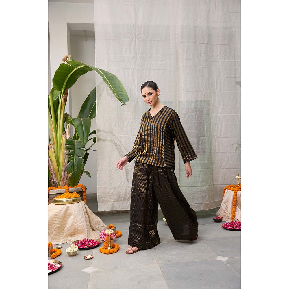 Raas Life Kaveri Black Palazzo