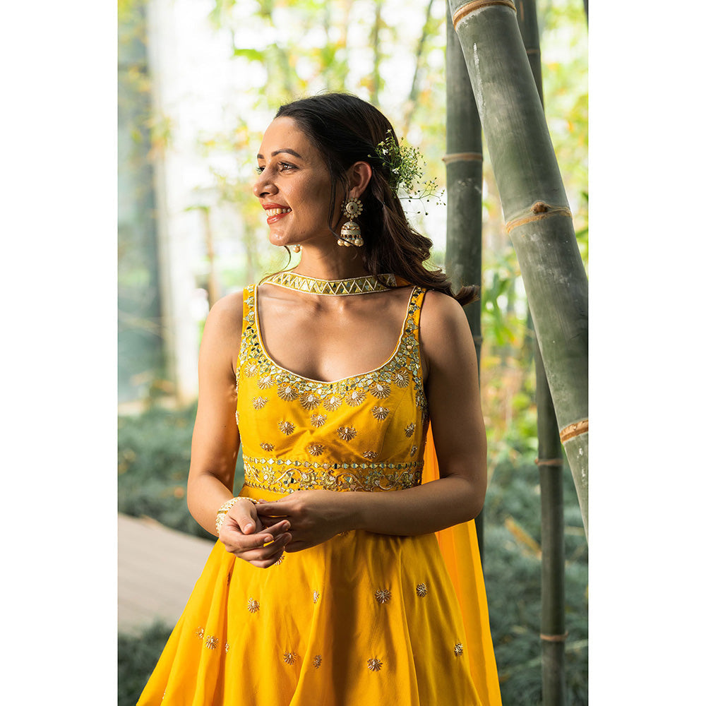 Rashika Sharma Aabira Kurta with Sharara and Dupatta (Set of 3)