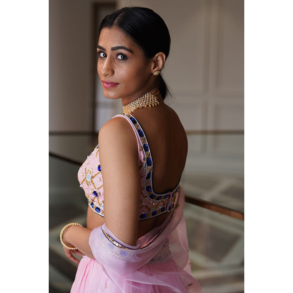 Rashika Sharma Reana Blouse and Lehenga with Dupatta (Set of 3)