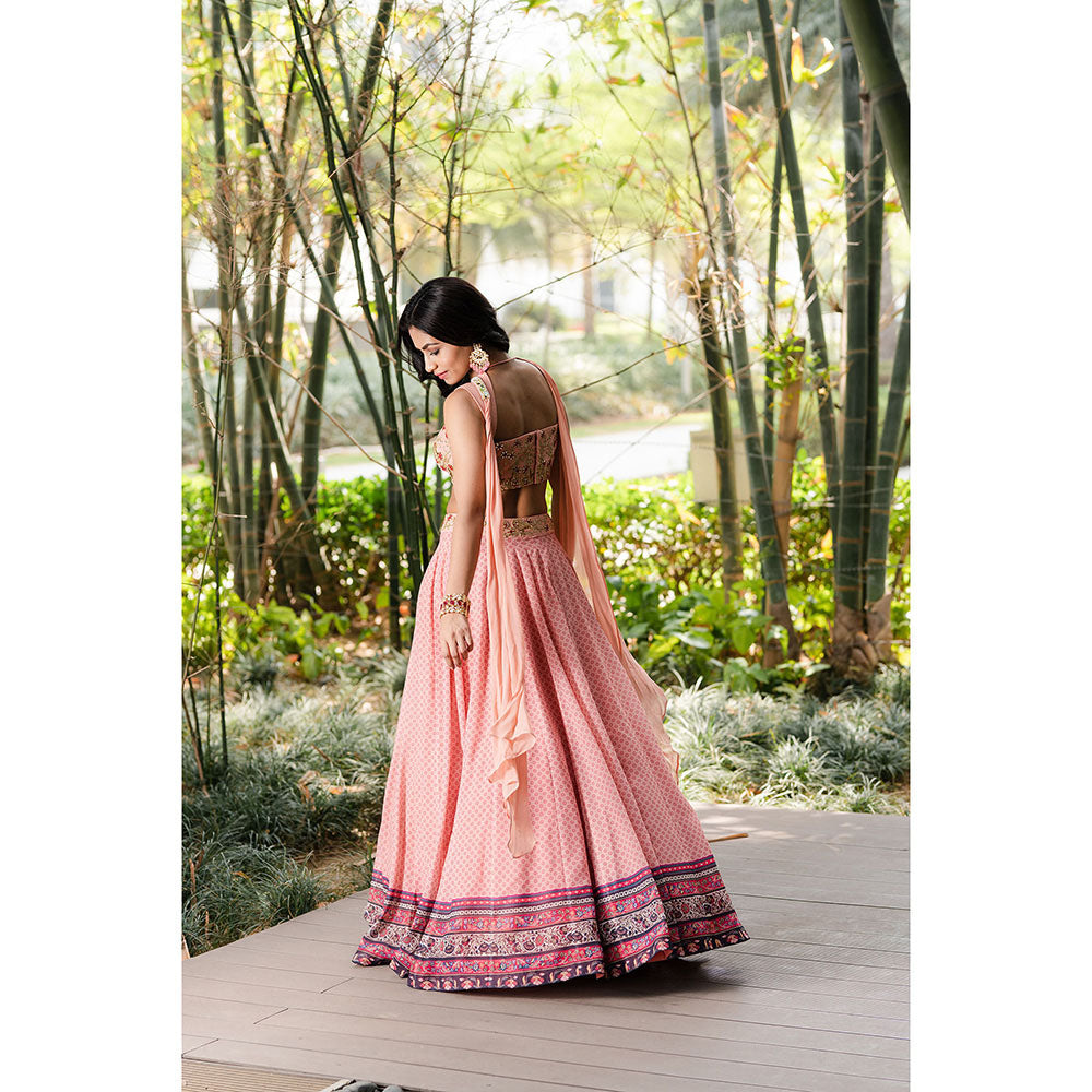 Rashika Sharma Tori Blouse and Lehenga with Dupatta (Set of 3)