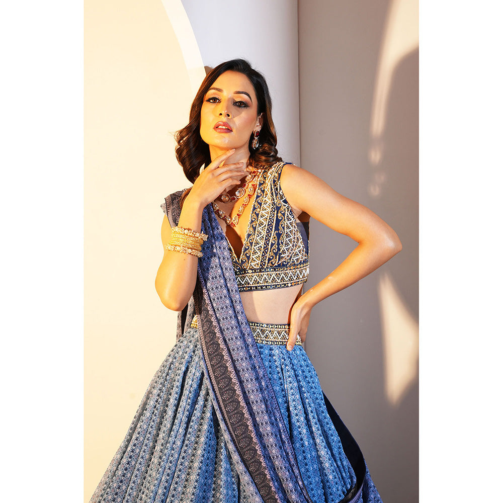 Rashika Sharma Aastha Blouse and Lehenga with Dupatta (Set of 3)