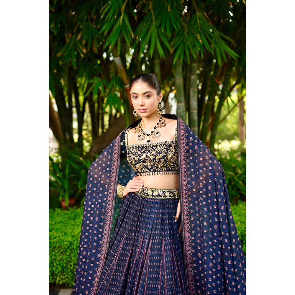 Rashika Sharma Jahaan Blouse and Lehenga with Dupatta (Set of 3)