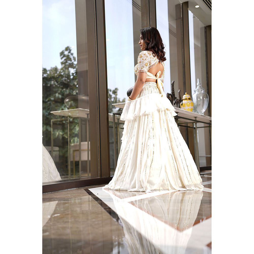 Rashika Sharma Maheem Blouse and Lehenga with Dupatta (Set of 3)