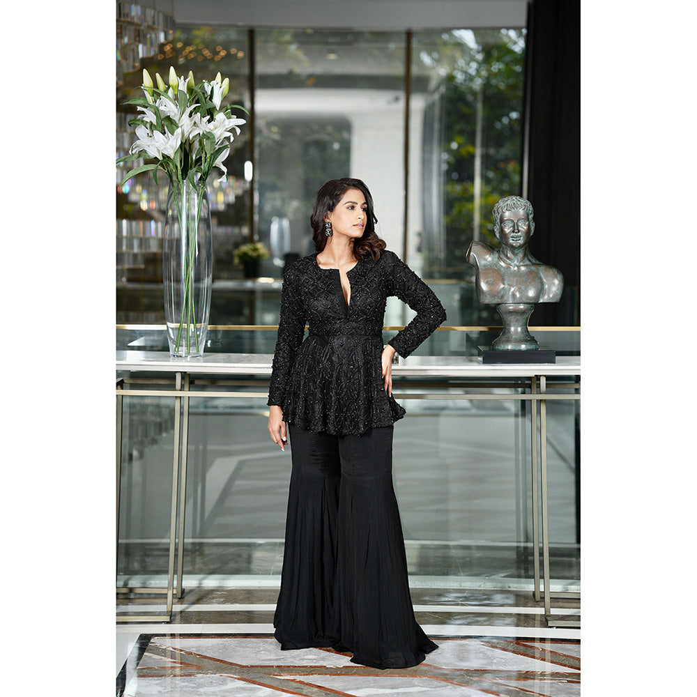 Rashika Sharma Tahira Kurta and Flared Sharara (Set of 2)