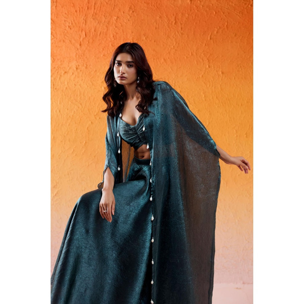 Redpine Designs Teal Blue Co-Ord (Set of 3)