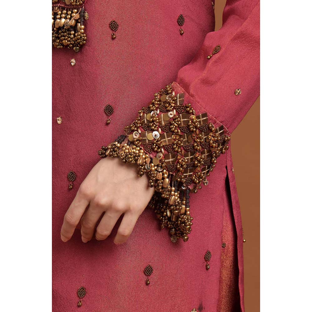 RIRASA Shareshhtha Coral Kurta And Pant