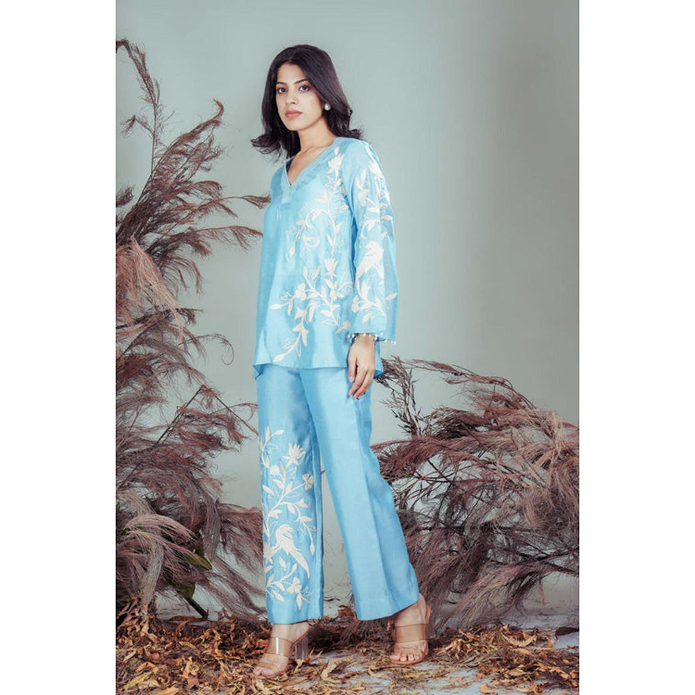 RIRASA Sadevi Blue Co-Ord Set
