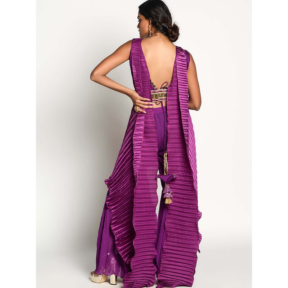 RISHI & VIBHUTI Ahilya Gharara (Set of 4)