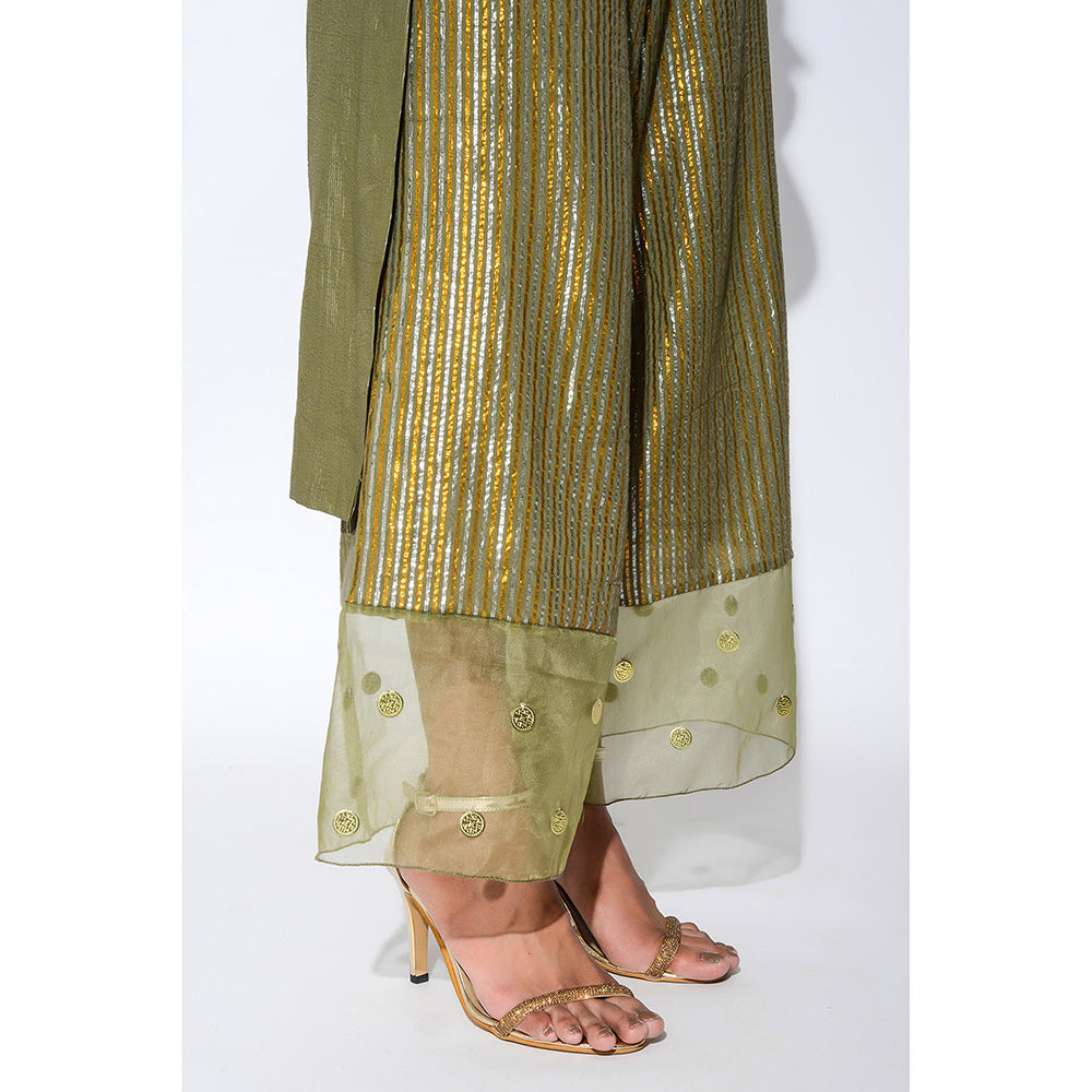 Rishi & Vibhuti Vd Short Anarkali and Palazzo (Set of 2)