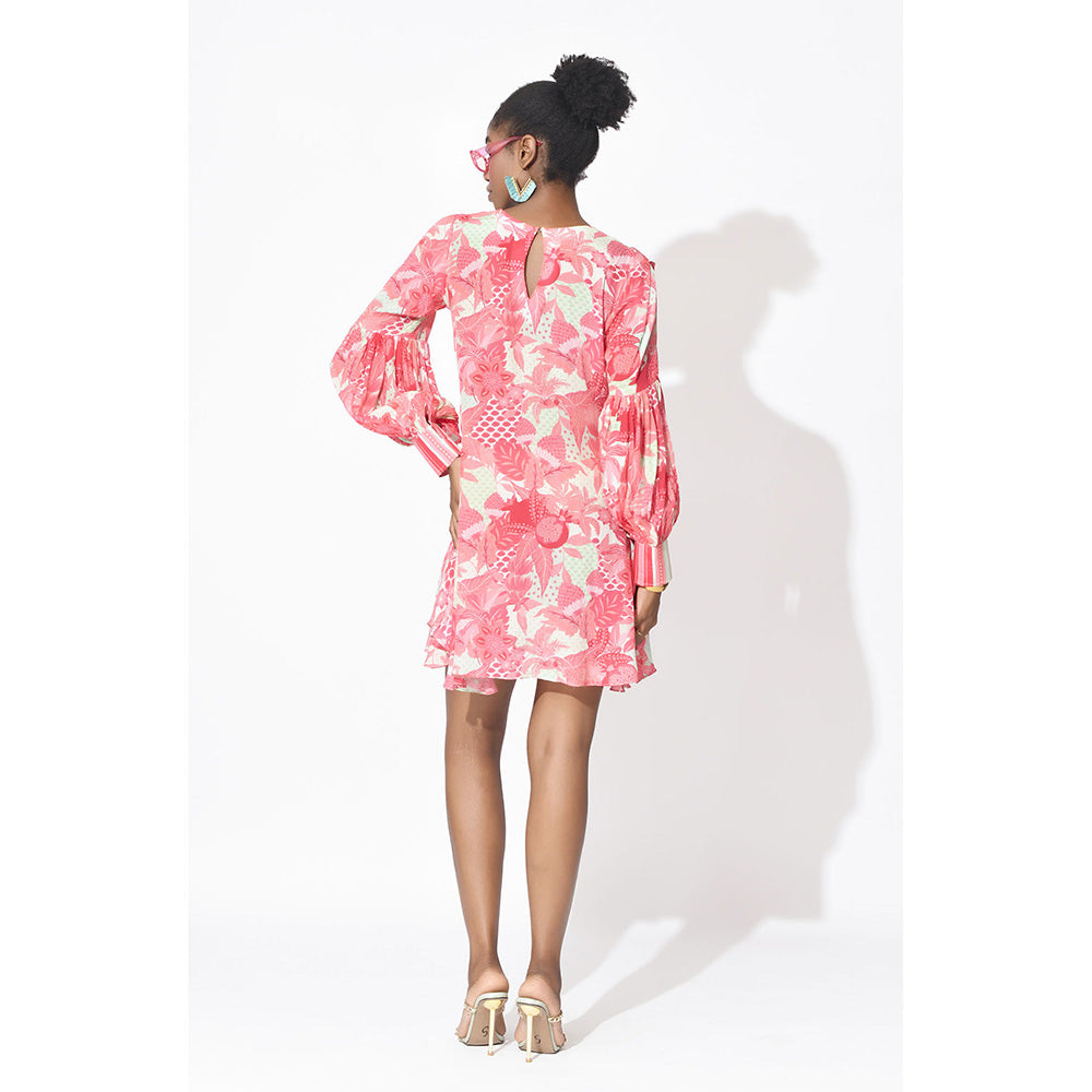 Rishi & Vibhuti Pink Mystic Dress