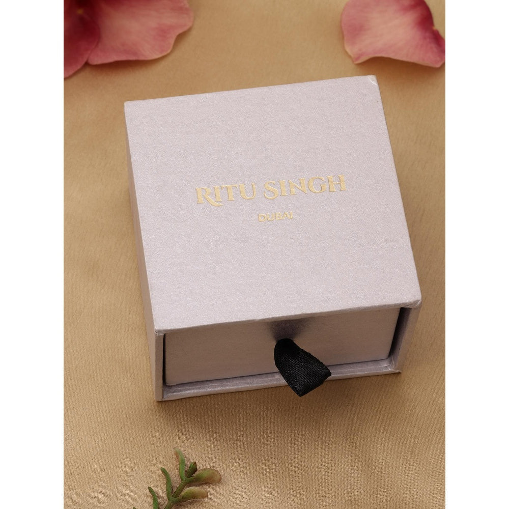 Ritu Singh Green Doublet Drop Earrings